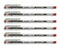 Ball Pen 1.0mm My-Tech Red Ink ( 6 Pieces )