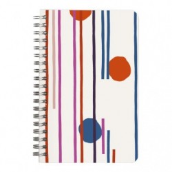 SPIRAL NOTE BOOK 11X17CM 50'S PUNCHY LINE - 115785